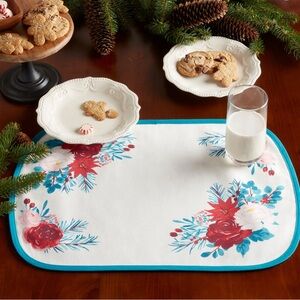 The Pioneer Woman Wishful Winter Reverasble Placemat lot of 6 Sz 14 “x 20 “